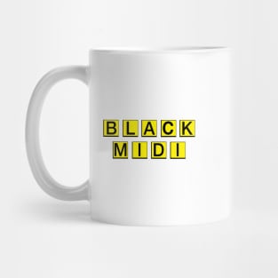 black midi waffle house Mug